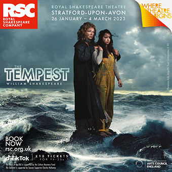 RSC presents The Tempest: 26th January to 4th March