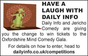 Win tickets to the Oxfordshire Mind Comedy Gala