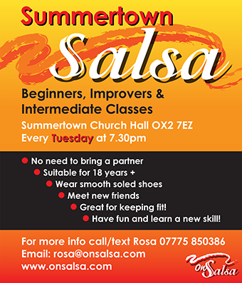 Salsa course for Beginners: weekly classes in Summertown