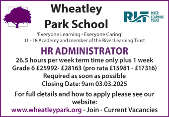 Wheatley Park School seek HR Administrator