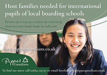 Become a host family for an international pupil at a local boarding school: attractive rates for half term