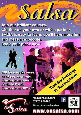 Salsa course for Beginners: weekly classes in Summertown