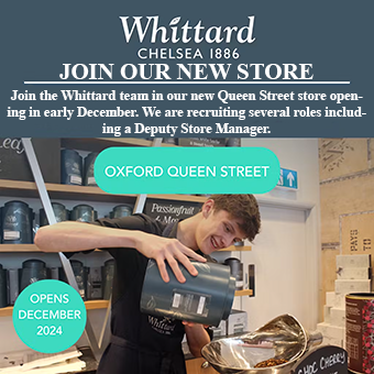 Roles available at Whittards