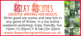 Sexy Scenes course from The Writers' Greenhouse - creative writing for adults